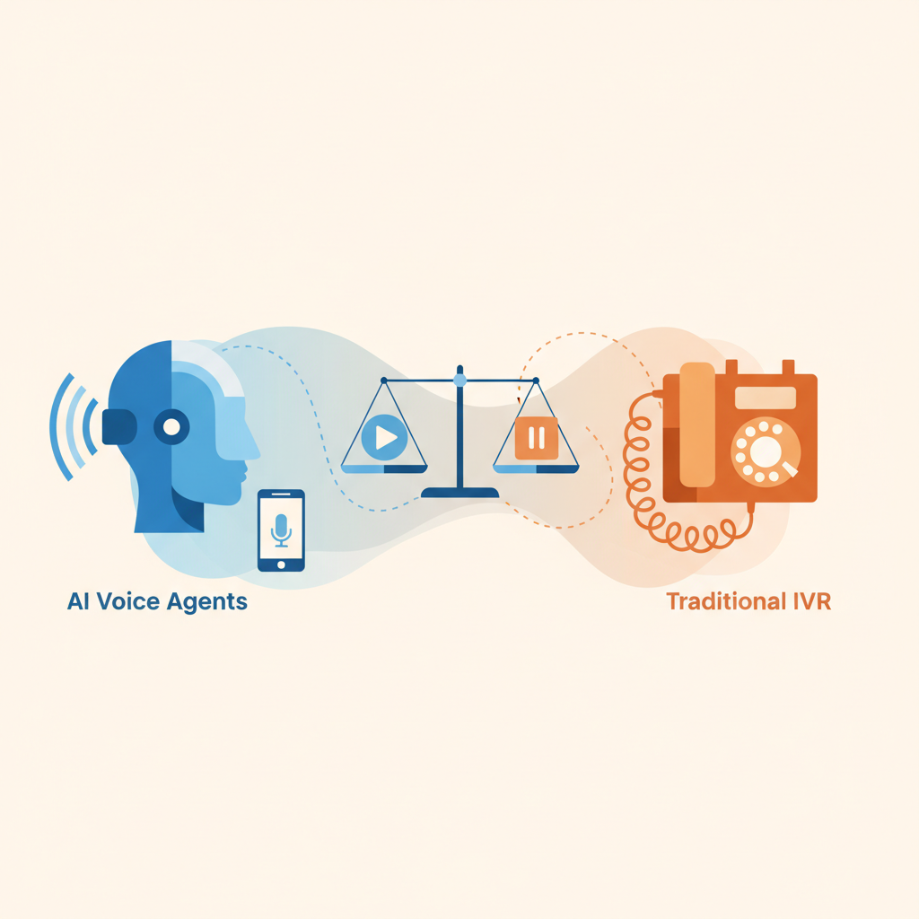 AI Voice Agents vs Traditional IVR: A Game of Phones